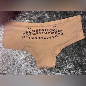 Ouija board panties